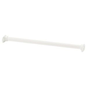 IKEA HJALPA Steel clothes rail White, 21 5/8 " NEW 503.312.05